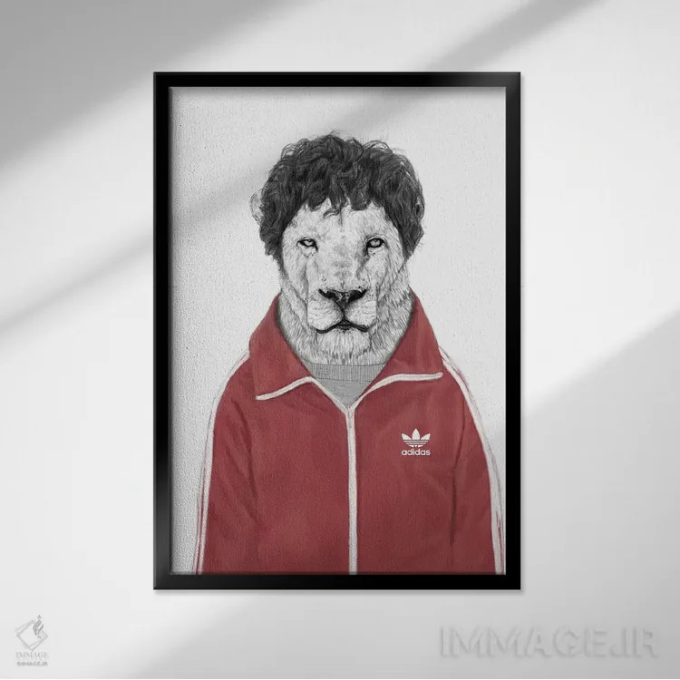 تابلو چاس (نام خاص) اثر بالازس شولتی - نمای قابدار مشکی