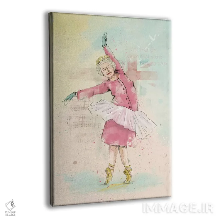 تابلو ملکهٔ رقص اثر بالازس شولتی - نمای پرسپکتیو محصول