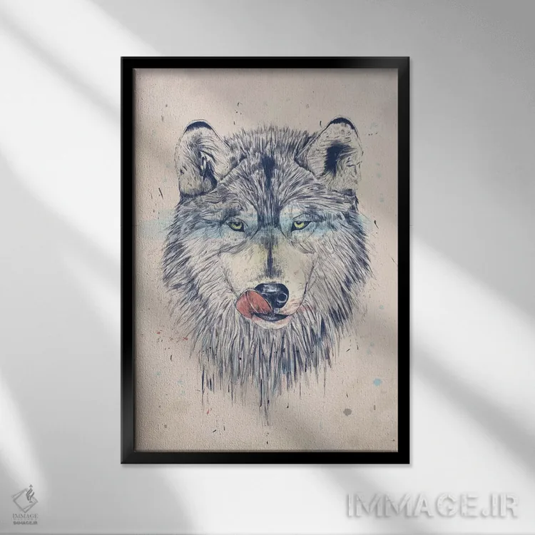 تابلو زمان شام اثر بالازس شولتی - نمای قابدار مشکی