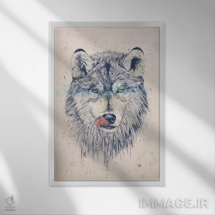 تابلو زمان شام اثر بالازس شولتی - نمای قابدار سفید