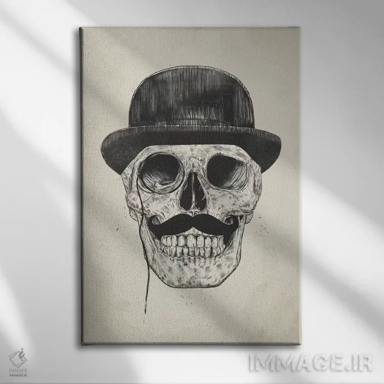 تابلو آقایان هرگز نمیمیرند اثر بالازس شولتی - نمای روبهرو روی دیوار