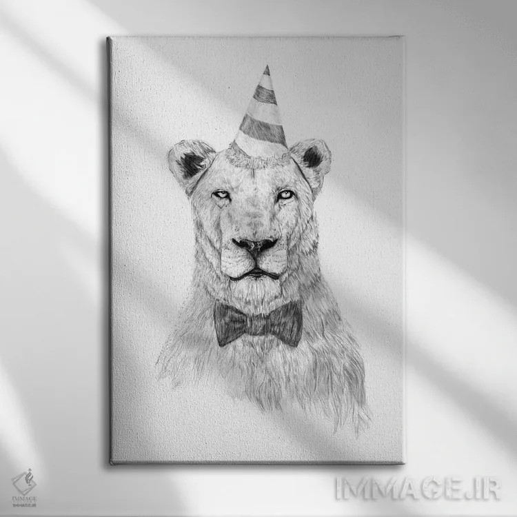 تابلو مهمانی را شروع کن اثر بالازس شولتی - نمای روبهرو روی دیوار