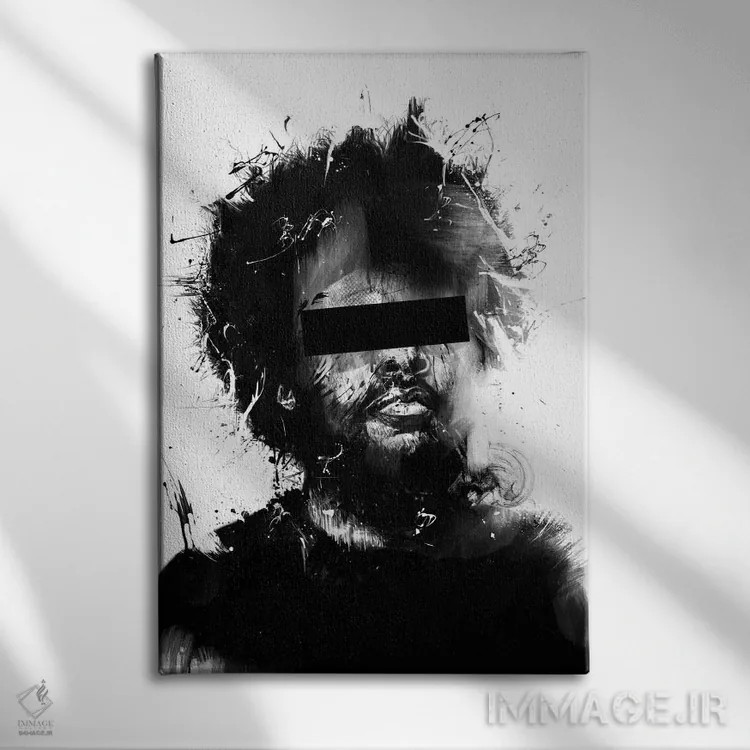 تابلو بیعنوان یک اثر بالازس شولتی - نمای روبهرو روی دیوار