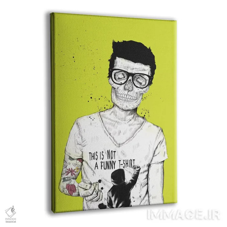 تابلو هیپسترها نمردهاند اثر بالازس شولتی - نمای پرسپکتیو محصول
