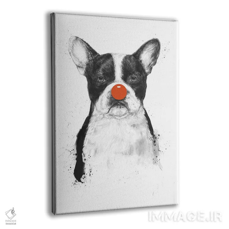 تابلو من دلقک تو نیستم اثر بالازس شولتی - نمای پرسپکتیو محصول