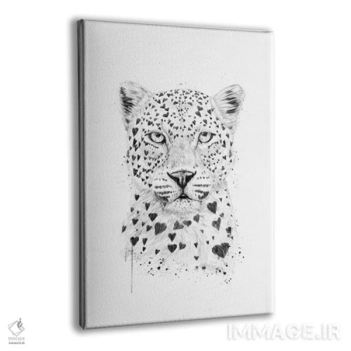 تابلو پلنگ دوستداشتنی اثر بالازس شولتی - نمای پرسپکتیو محصول