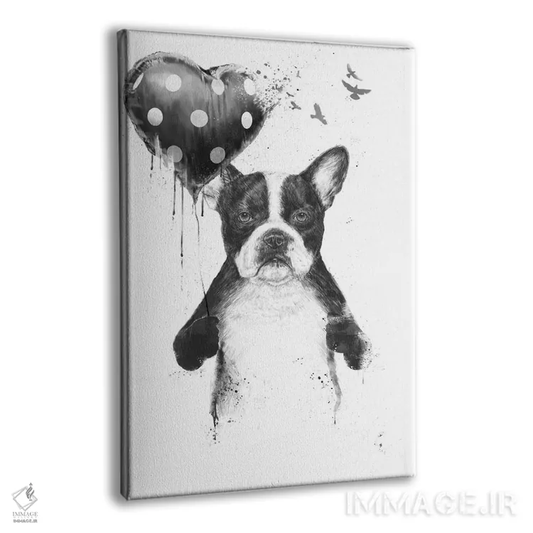 تابلو قلبم به تپش میافتد اثر بالازس شولتی - نمای پرسپکتیو محصول