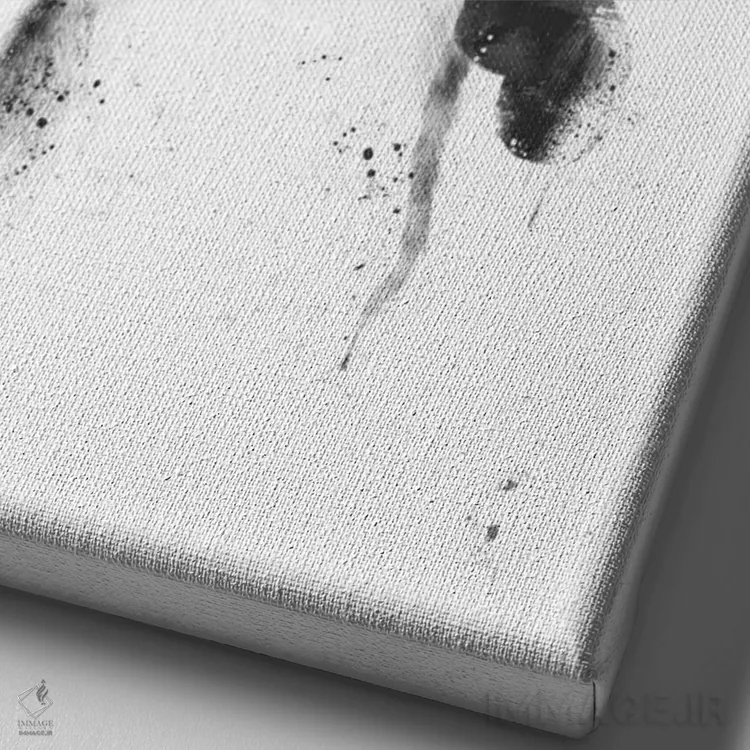 تابلو قلبم به تپش میافتد اثر بالازس شولتی - نمای نزدیک بافت بوم