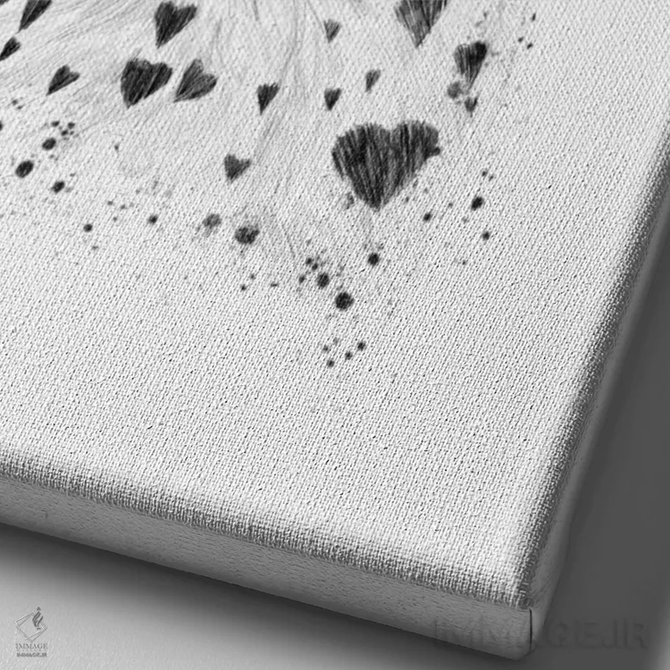 تابلو پلنگ دوستداشتنی اثر بالازس شولتی - نمای نزدیک بافت بوم