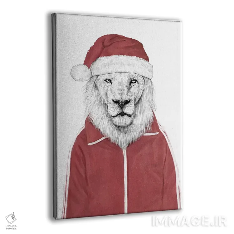 تابلو شیر بابانوئل اثر بالازس شولتی - نمای پرسپکتیو محصول