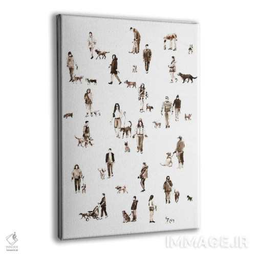 تابلو سگ اثر بوگدان شیپتنکو - نمای پرسپکتیو محصول