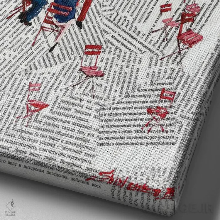 تابلو گرینیچ ویلیج (محلهای در نیویورک) اثر بوگدان شیپتنکو - نمای نزدیک بافت بوم