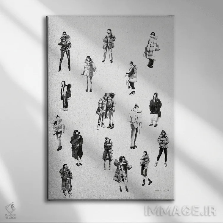 تابلو با سبک اثر بوگدان شیپتنکو - نمای روبهرو روی دیوار