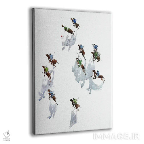 تابلو بازیکنان چوگان اثر بوگدان شیپتنکو - نمای پرسپکتیو محصول
