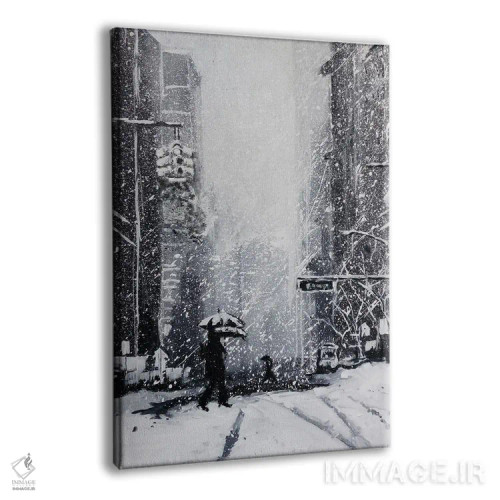 تابلو نیویورک برفی اثر بوگدان شیپتنکو - نمای پرسپکتیو محصول