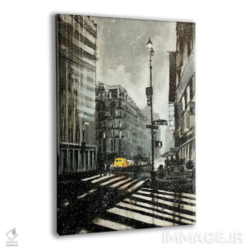 تابلو زمستان نیویورک اثر بوگدان شیپتنکو - نمای پرسپکتیو محصول