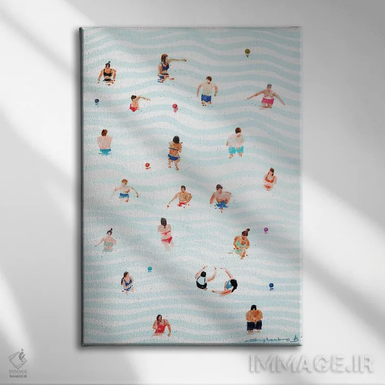 تابلو حوضچه اثر بوگدان شیپتنکو - نمای روبهرو روی دیوار