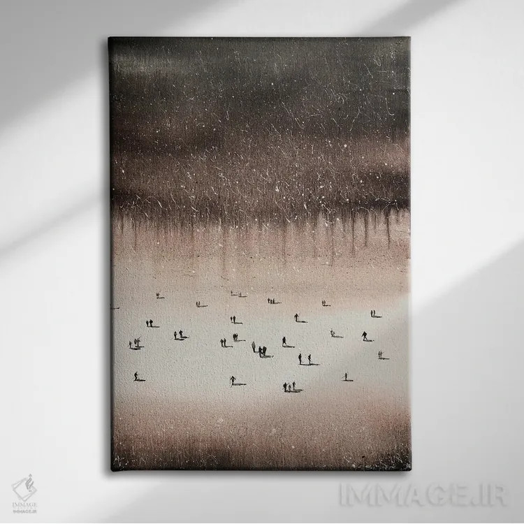 تابلو ورمانت (ایالت آمریکا) اثر بوگدان شیپتنکو - نمای روبهرو روی دیوار