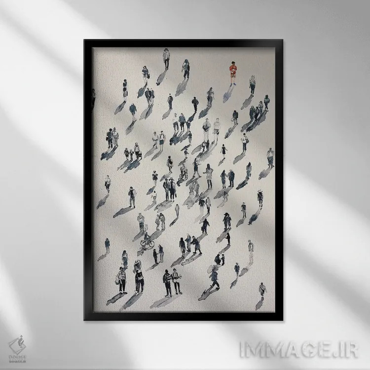 تابلو جامعه اثر بوگدان شیپتنکو - نمای قابدار مشکی