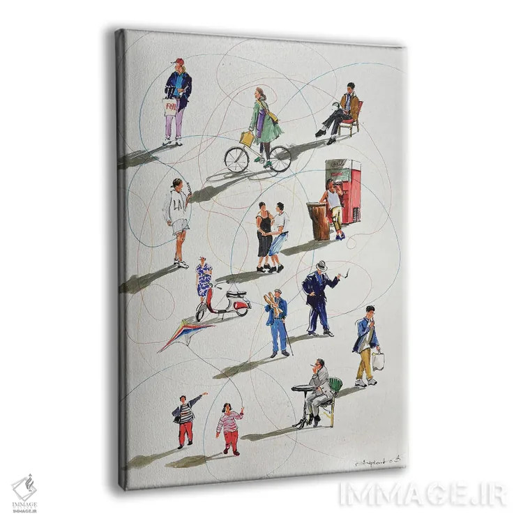 تابلو آنها که عاشق زندگیاند اثر بوگدان شیپتنکو - نمای پرسپکتیو محصول