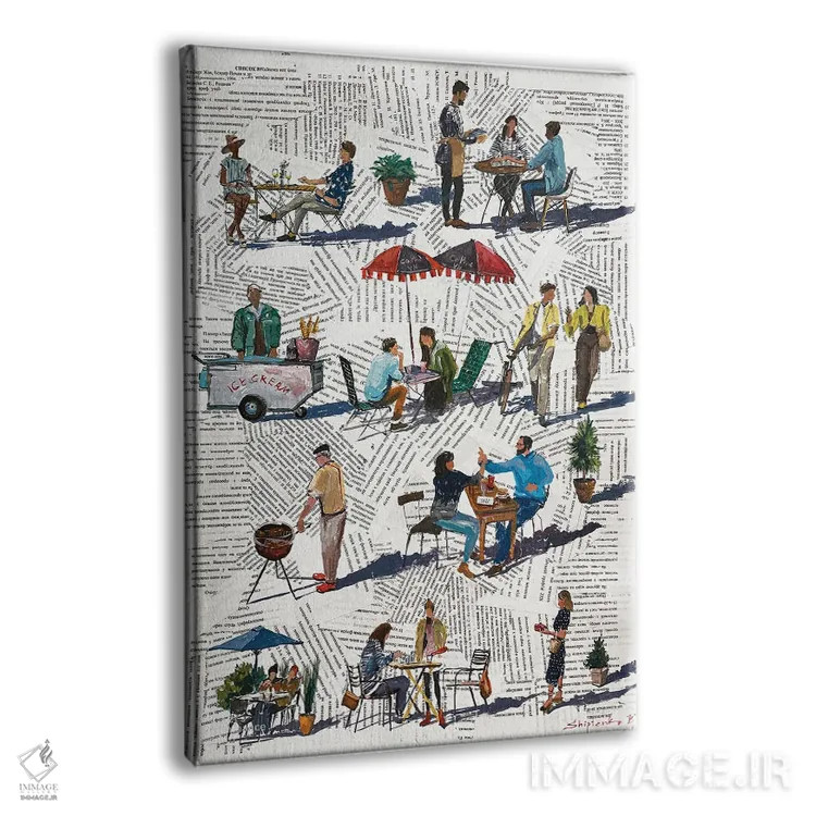 تابلو روزنامه بیرون خوشمزهتر است اثر بوگدان شیپتنکو - نمای پرسپکتیو محصول