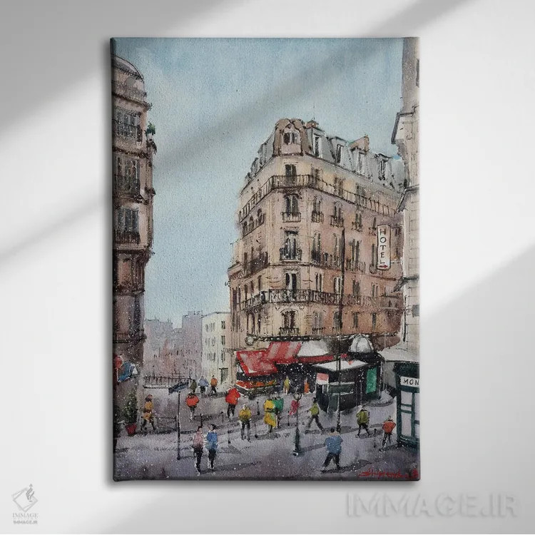 تابلو زمستان در نوامبر میآید اثر بوگدان شیپتنکو - نمای روبهرو روی دیوار