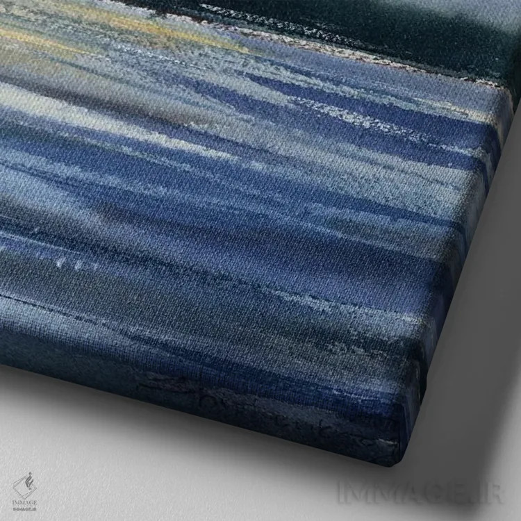 تابلو دریای سیاه اثر بوگدان شیپتنکو - نمای نزدیک بافت بوم