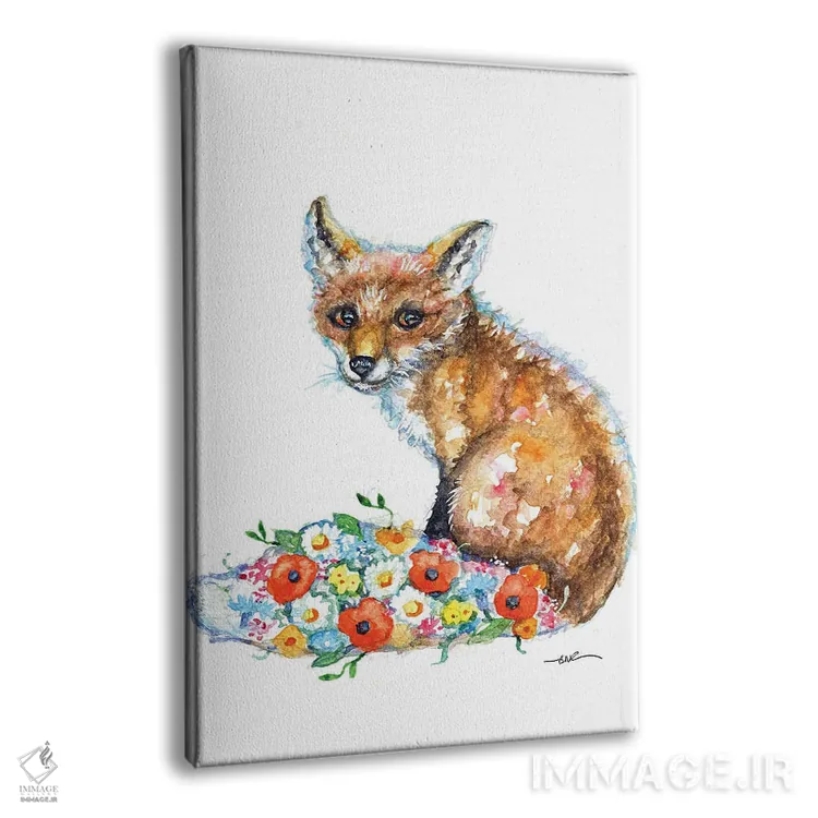 تابلو دم روباه اثر بیبزآرتس - نمای پرسپکتیو محصول