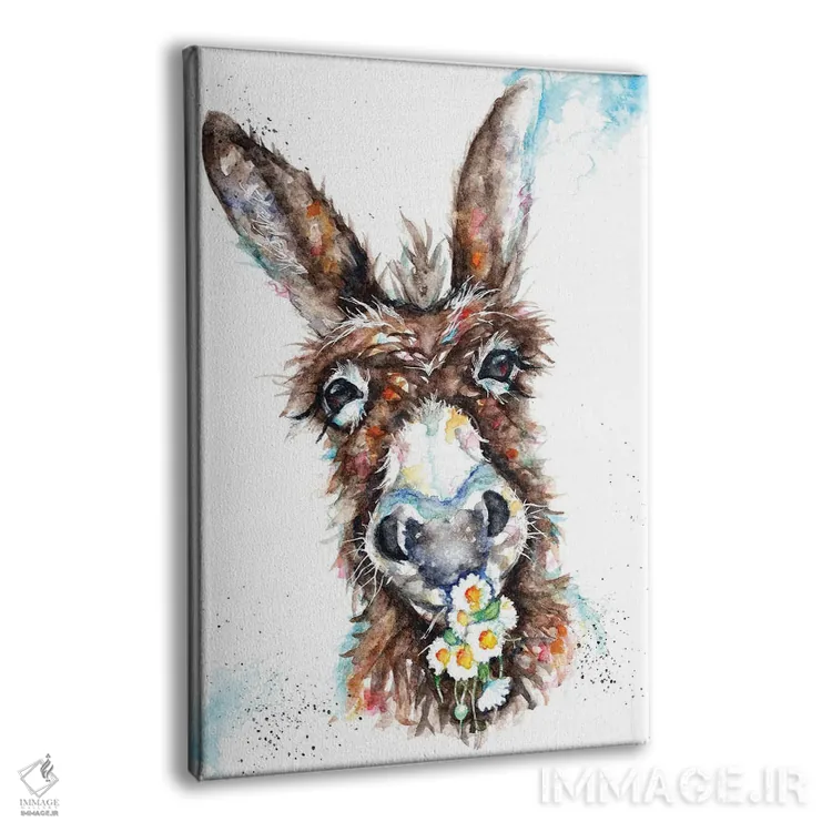 تابلو گل مروارید (دیزی) اثر بیبزآرتس - نمای پرسپکتیو محصول