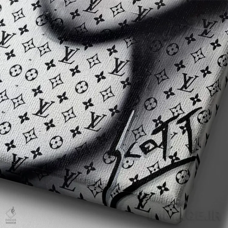 تابلو ارتباط اثر براندون اسکات - نمای نزدیک بافت بوم