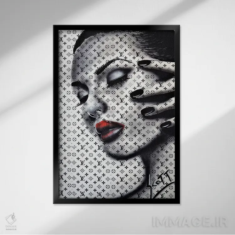 تابلو ارتباط اثر براندون اسکات - نمای قابدار مشکی