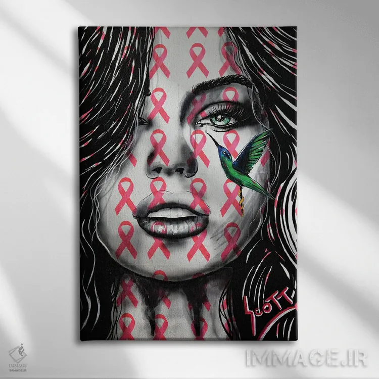 تابلو شفا (بهبودی) اثر براندون اسکات - نمای روبهرو روی دیوار