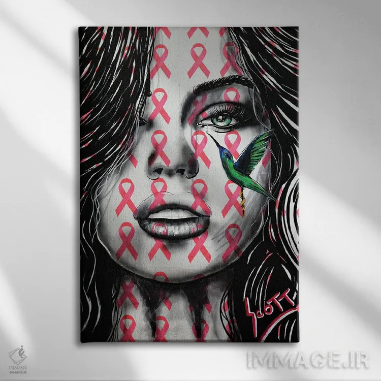 تابلو شفا (بهبودی) اثر براندون اسکات - نمای روبهرو روی دیوار