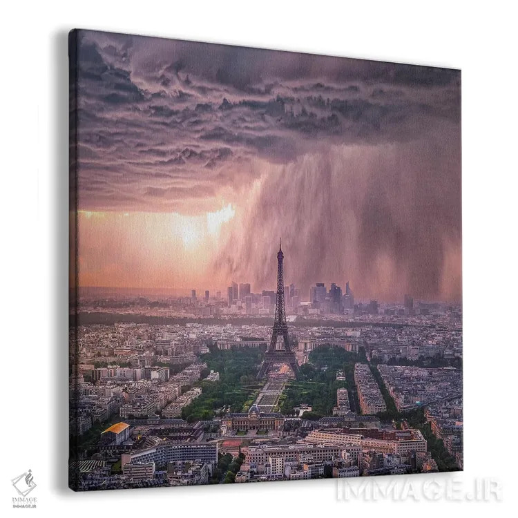 تابلو اشکهای پاریس اثر برنت شاونور - نمای پرسپکتیو محصول