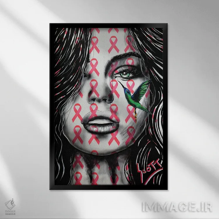 تابلو شفا (بهبودی) اثر براندون اسکات - نمای قابدار مشکی