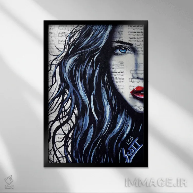 تابلو پرواز از درون اثر براندون اسکات - نمای قابدار مشکی