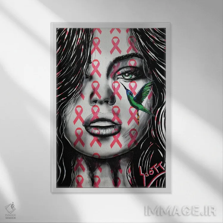 تابلو شفا (بهبودی) اثر براندون اسکات - نمای قابدار سفید