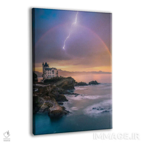 تابلو آرامش بیاریتز اثر برنت شاونور - نمای پرسپکتیو محصول