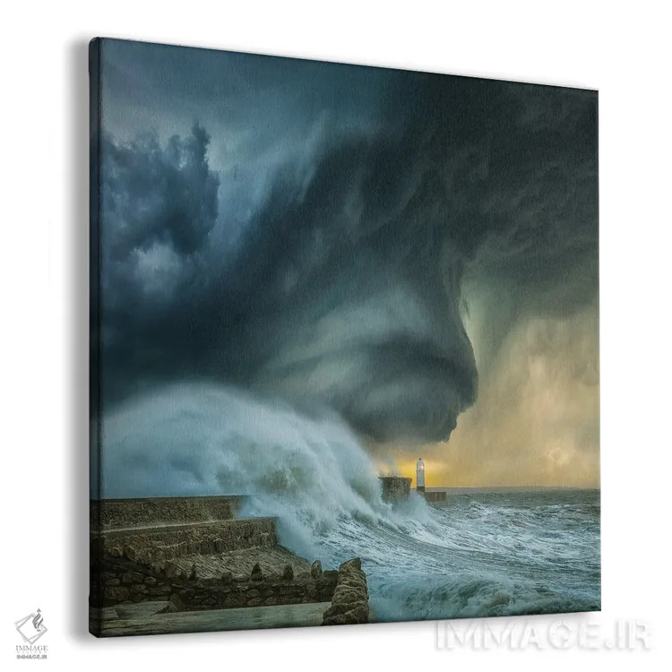 تابلو پیچش در فانوس دریایی اثر برنت شاونور - نمای پرسپکتیو محصول