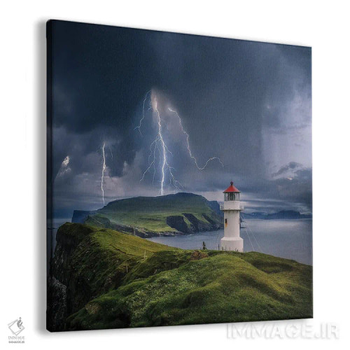 تابلو آشوب صخره فانوس دریایی اثر برنت شاونور - نمای پرسپکتیو محصول