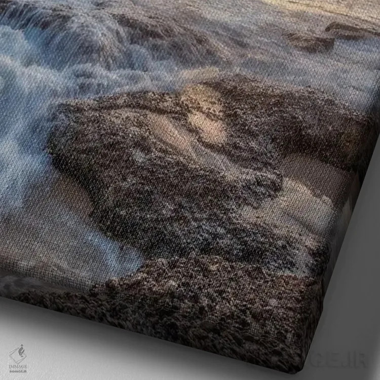 تابلو قدرت خلیج کاترین هیل (استرالیا) اثر برنت شاونور - نمای نزدیک بافت بوم