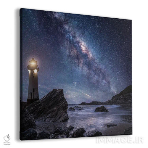 تابلو صخرههای راه شیری اثر برنت شاونور - نمای پرسپکتیو محصول