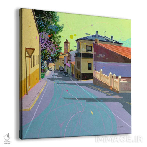 تابلو سنیزاته (شهر در اسپانیا) اثر بنیتو سالمرون - نمای پرسپکتیو محصول