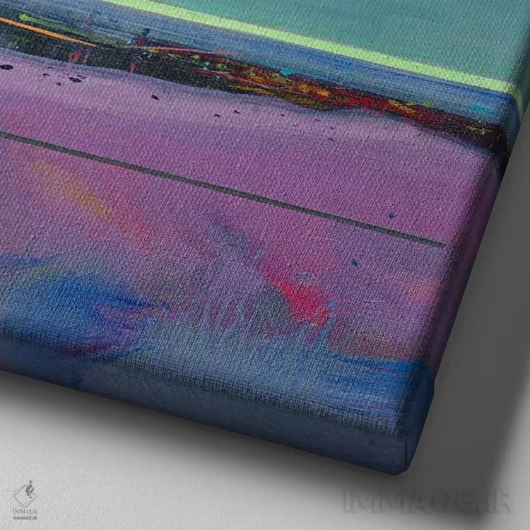 تابلو مفهومی ۹ اثر بنیتو سالمرون - نمای نزدیک بافت بوم