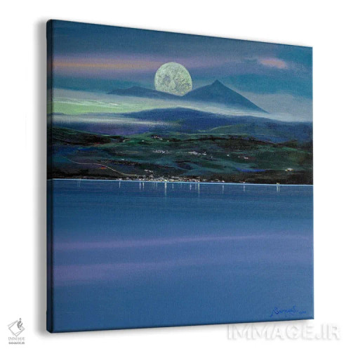 تابلو ال تیده ۱ (آتشفشان تنریف) اثر بنیتو سالمرون - نمای پرسپکتیو محصول