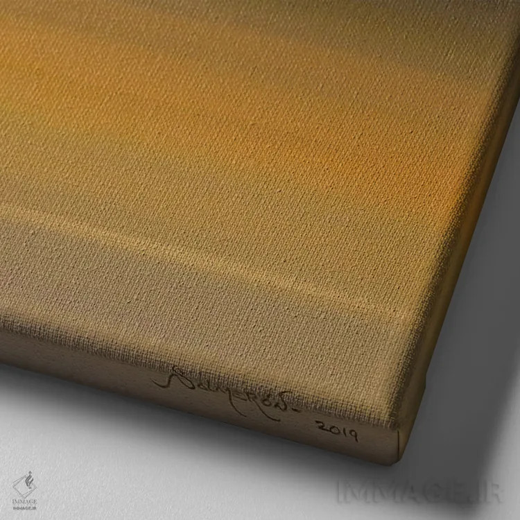 تابلو ال تیده ۲ اثر بنیتو سالمرون - نمای نزدیک بافت بوم