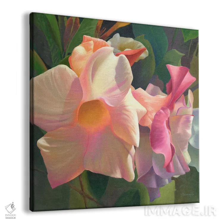 تابلو گل ۱ اثر بنیتو سالمرون - نمای پرسپکتیو محصول