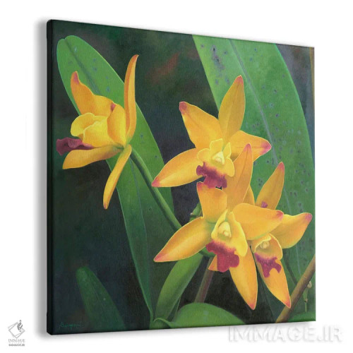 تابلو گل ۳ اثر بنیتو سالمرون - نمای پرسپکتیو محصول