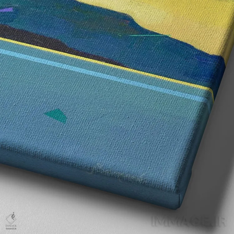 تابلو مرغان دریایی ۱ اثر بنیتو سالمرون - نمای نزدیک بافت بوم