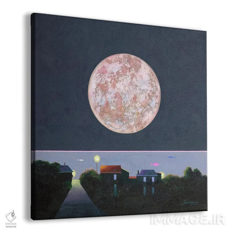 تابلو ماه ۱ اثر بنیتو سالمرون - نمای پرسپکتیو محصول